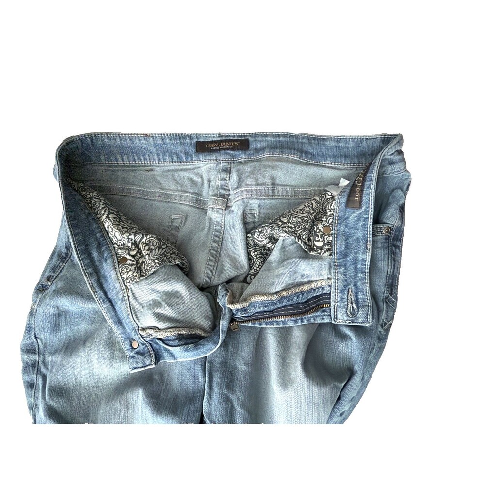 Cody James Jeans Size 34x30 Relaxed Boot Duke Mens Denim Blue - Picture 12 of 12